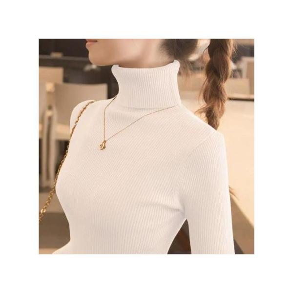 Pull Col Roulé Femme